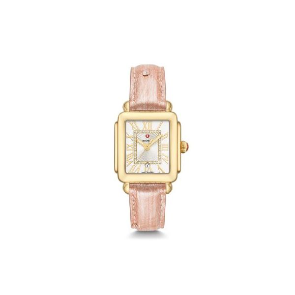 Michele Watch Deco Madison Mid Gold Watch SVS Fine Jewelry Oceanside, NY