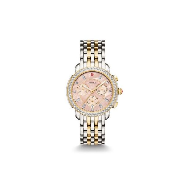 Michele Watch Sidney Two-Tone Diamond Watch SVS Fine Jewelry Oceanside, NY