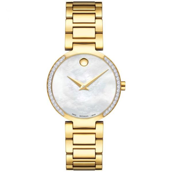 Movado Ladies' Modern Classic Mother Of Pearl Dial Watch SVS Fine Jewelry Oceanside, NY