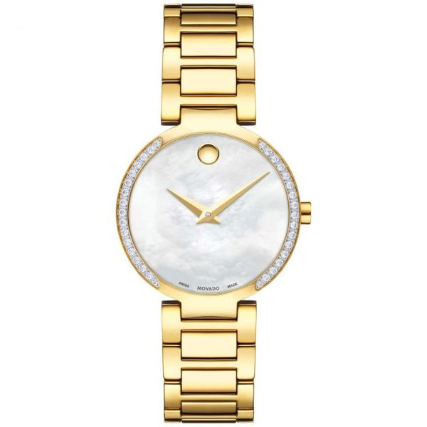 Movado Women's Modern Classic Mother Of Pearl Dial Watch SVS Fine Jewelry Oceanside, NY