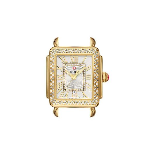 Michele Watch Deco Madison Mid Gold Diamond Watch SVS Fine Jewelry Oceanside, NY