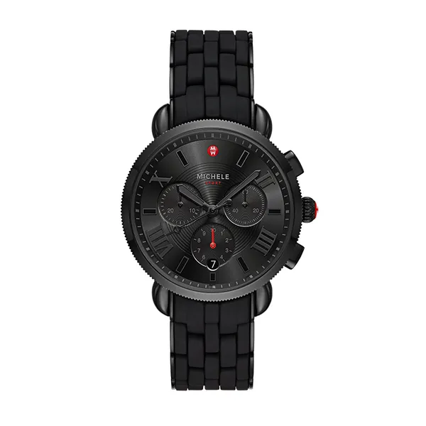 Black sales michele watch