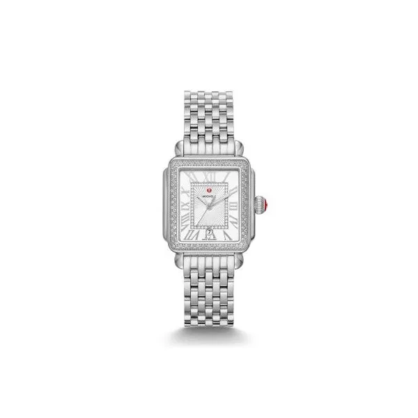 Michele Watch Deco Madison Mid Stainless-Steel Watch SVS Fine Jewelry Oceanside, NY
