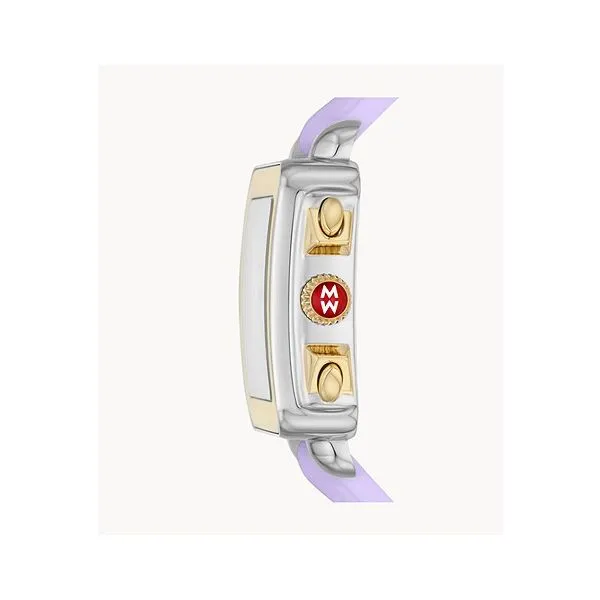 Michele Watch Deco Sport Lavender Silicone Watch Image 2 SVS Fine Jewelry Oceanside, NY