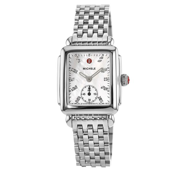Michele Watch Deco Mid Diamond Dial Watch SVS Fine Jewelry Oceanside, NY