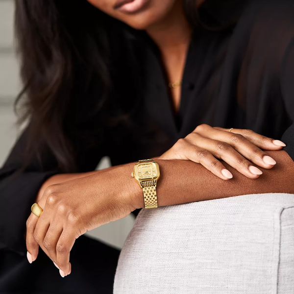 Michele Watch Meggie High Shine Gold Watch Image 2 SVS Fine Jewelry Oceanside, NY