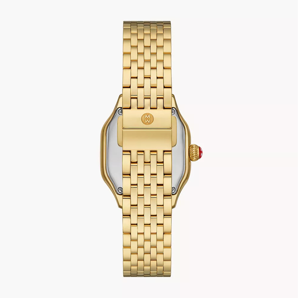 Michele Watch Meggie High Shine Gold Watch Image 4 SVS Fine Jewelry Oceanside, NY