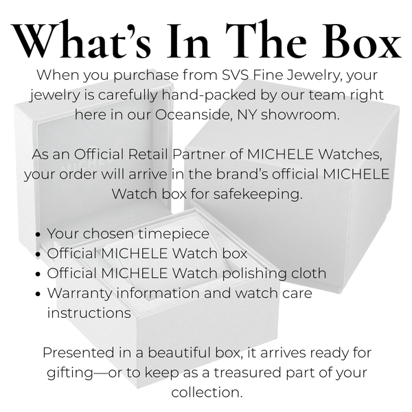 Michele Watch Meggie High Shine Gold Watch Image 5 SVS Fine Jewelry Oceanside, NY