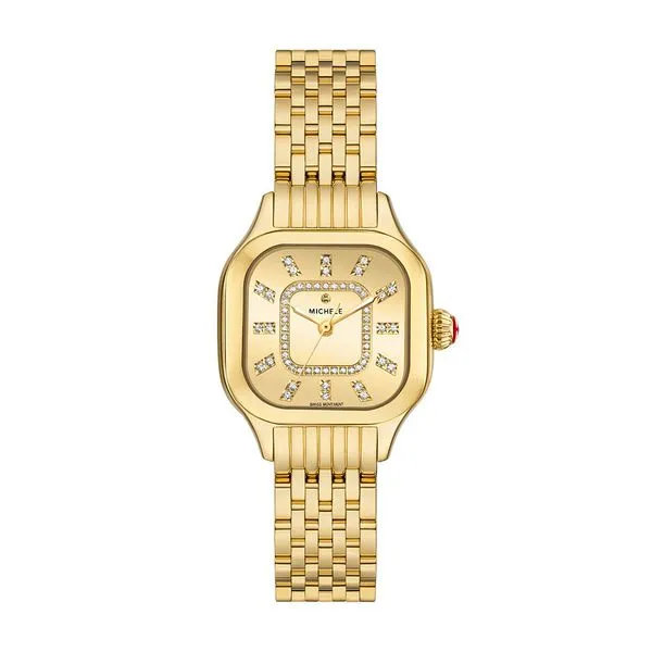 Michele Watch Meggie High Shine Gold Watch SVS Fine Jewelry Oceanside, NY