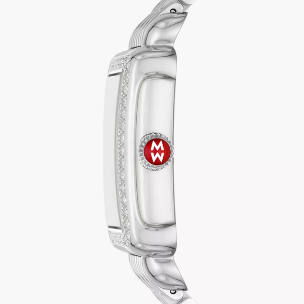 MICHELE Deco Madison Mid Diamond Watch, Stainless Steel, 0.60ctw Image 4 SVS Fine Jewelry Oceanside, NY