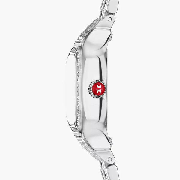MICHELE Meggie Mini Diamond Watch, Stainless Steel, 0.28ctw Image 5 SVS Fine Jewelry Oceanside, NY