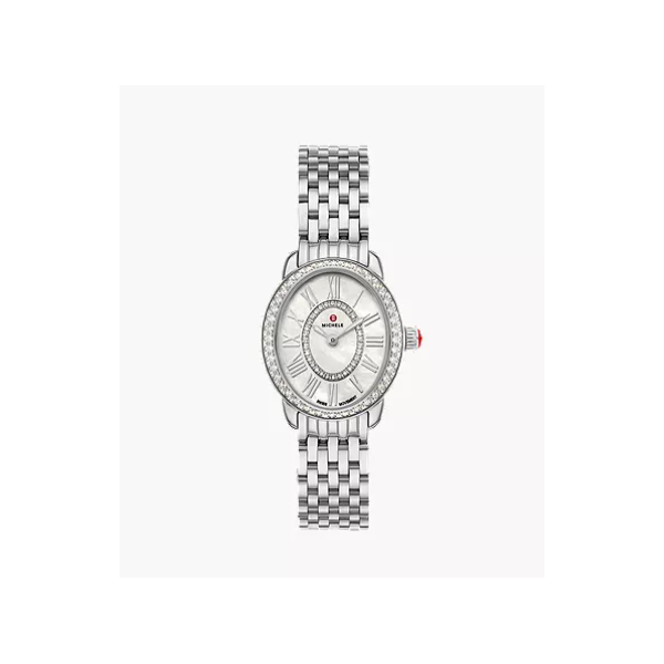 Michele Watch Serein Diamond Stainless Steel Watch SVS Fine Jewelry Oceanside, NY