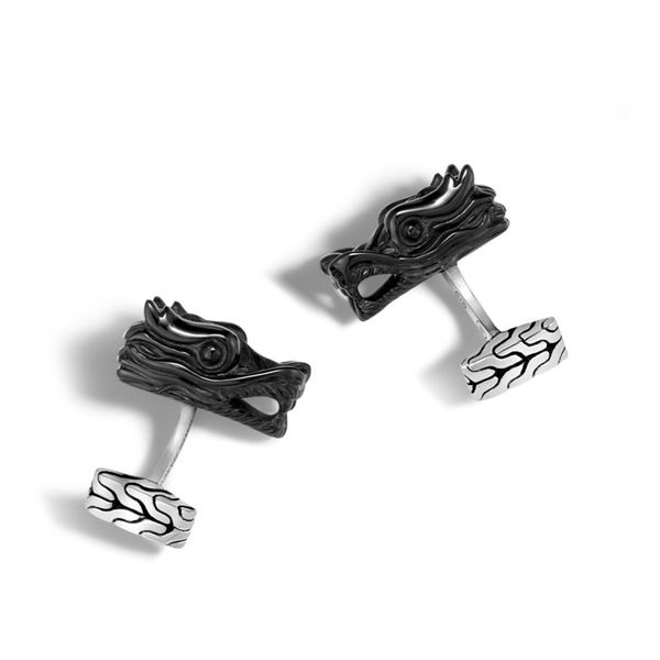 John Hardy Legends Collection Silver Cufflinks SVS Fine Jewelry Oceanside, NY