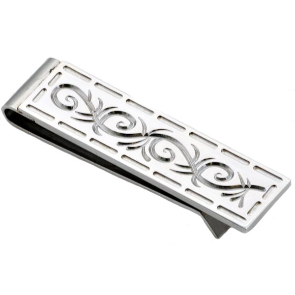 Men's Stainless Steel Money Clip SVS Fine Jewelry Oceanside, NY