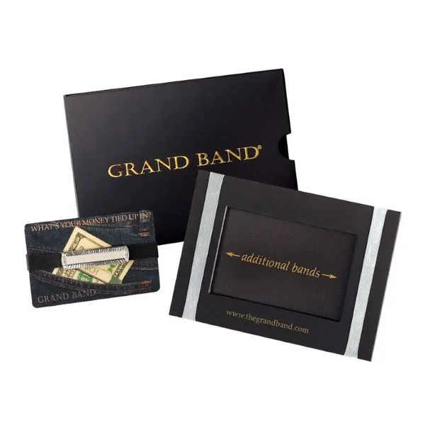 Stainless Steel And 22K Yellow Gold Medium Money Band Image 2 SVS Fine Jewelry Oceanside, NY