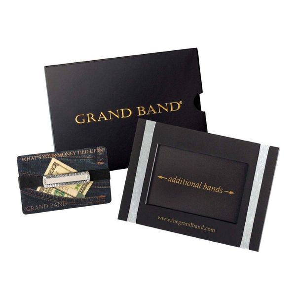 Aluminum Silver Medium Money Band Image 2 SVS Fine Jewelry Oceanside, NY