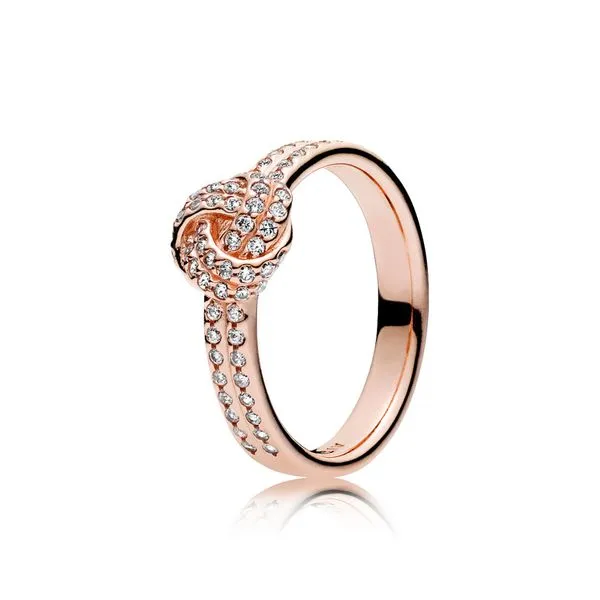 Pandora Timeless Collection Rose Gold Plated Silver Ring SVS Fine Jewelry Oceanside, NY