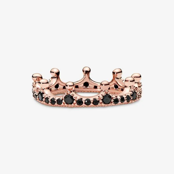 Pandora Signature Collection Rose Gold Plated Silver Ring Image 2 SVS Fine Jewelry Oceanside, NY