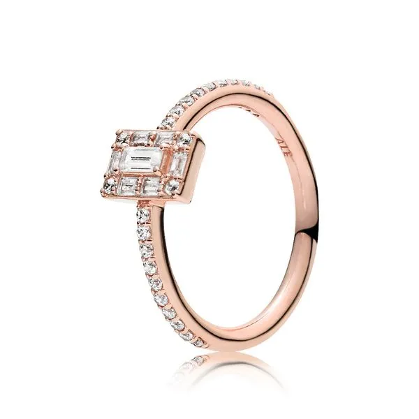 Pandora Timeless Collection Rose Gold Plated Silver Ring SVS Fine Jewelry Oceanside, NY