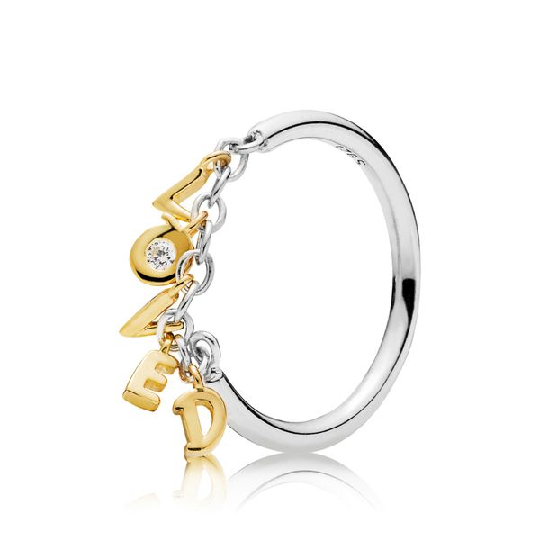 Pandora People Collection Yellow Gold Plated Silver Ring SVS Fine Jewelry Oceanside, NY