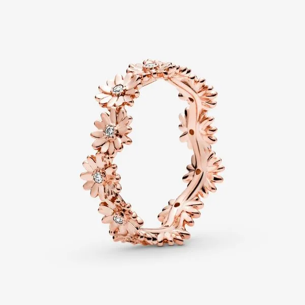 Pandora Garden Collection 14K Rose Gold Plated Silver Ring SVS Fine Jewelry Oceanside, NY
