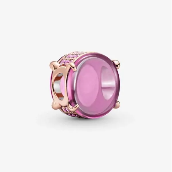 Pandora Colours Collection Rose Gold Plated Silver Charm SVS Fine Jewelry Oceanside, NY