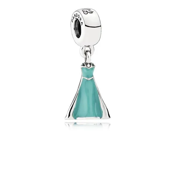Pandora Disney x Pandora Collection Elsa's Shimmering Blue Dress Dangle SVS Fine Jewelry Oceanside, NY