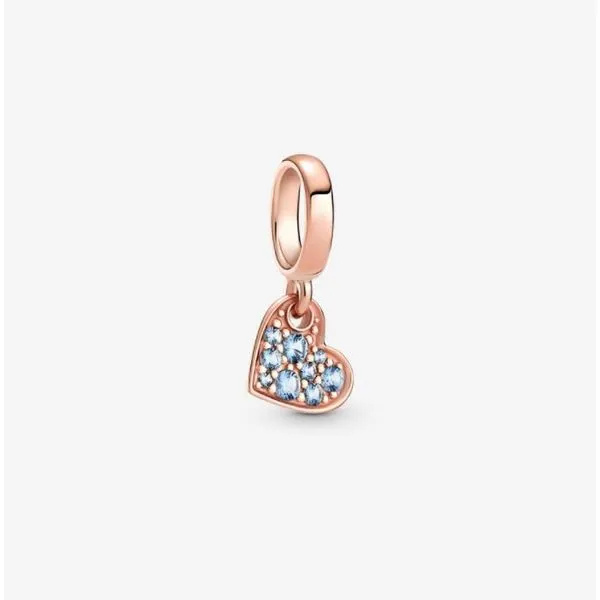Pandora Colours Collection Rose Gold Plated Silver Charm SVS Fine Jewelry Oceanside, NY