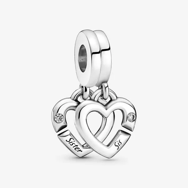 Pandora Moments Collection Sterling Silver Hearts Charm SVS Fine Jewelry Oceanside, NY