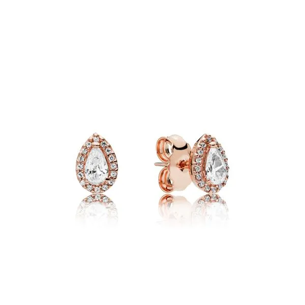 Pandora Timeless Collection Gold Plated Silver Earrings SVS Fine Jewelry Oceanside, NY