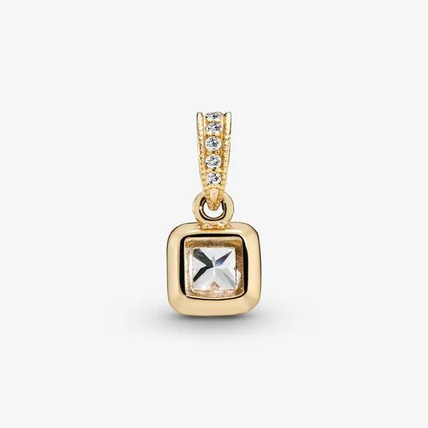 Pandora Timeless Collection 14K Yellow Gold Halo Pendant Image 2 SVS Fine Jewelry Oceanside, NY