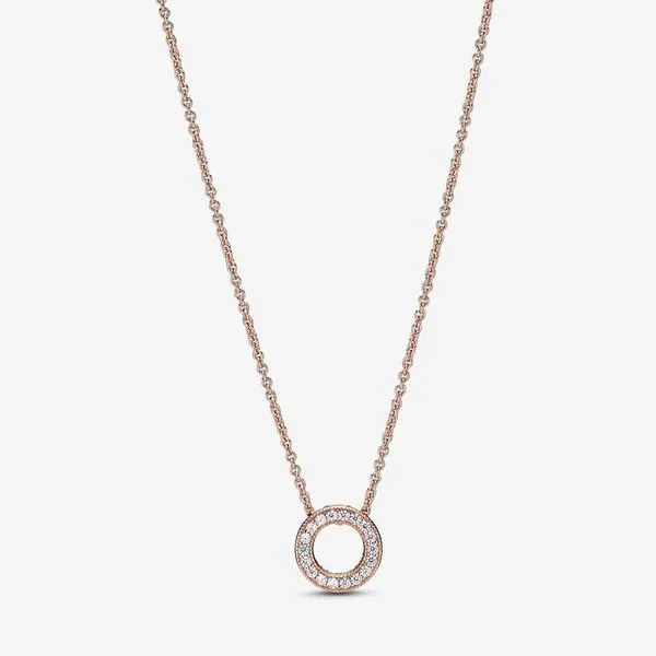 Pandora Signature Collection Gold Plated Silver Necklace SVS Fine Jewelry Oceanside, NY