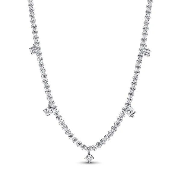 Pandora Timeless Collection Sterling Silver Necklace SVS Fine Jewelry Oceanside, NY