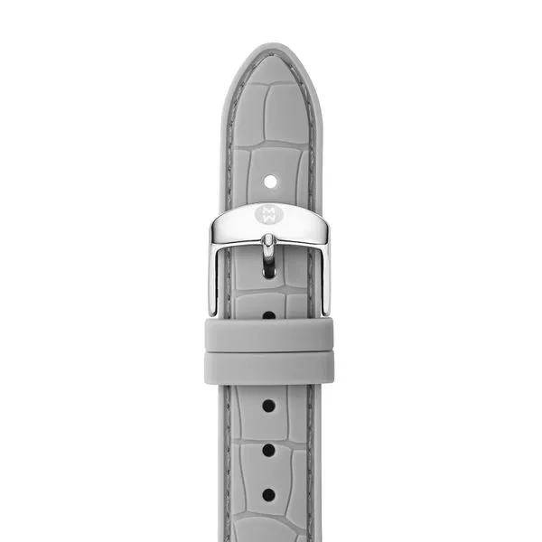 michele watch silicone band