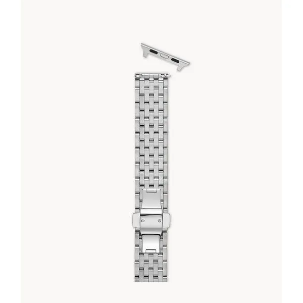 Michele Watch Two Tone 18K Gold-Plated Apple Watch Band Image 2 SVS Fine Jewelry Oceanside, NY