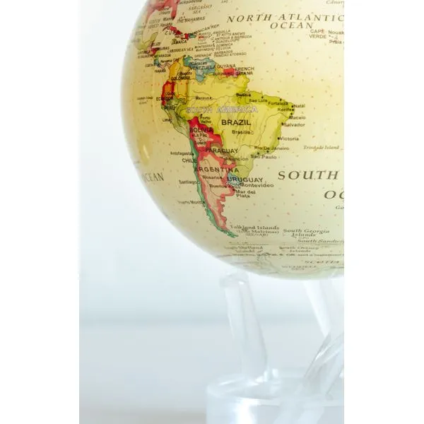 MOVA Yellow Political Map World 6