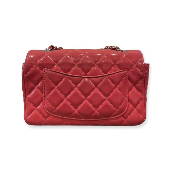 Pre-Owned Chanel Classic Single Flap Quilted Patent Mini Image 3 SVS Fine Jewelry Oceanside, NY