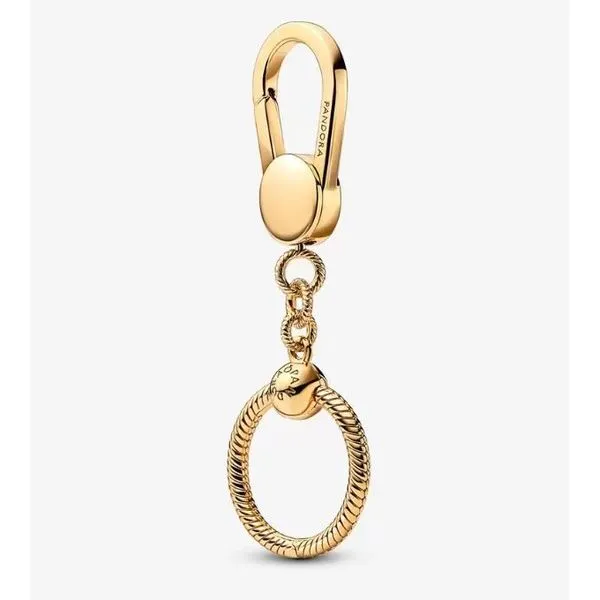 Pandora Moments Collection Gold Plated Silver Charm Holder SVS Fine Jewelry Oceanside, NY