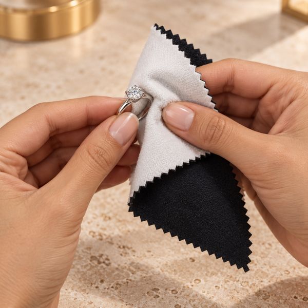 SVS Lavish Jewelry Polishing Cloth, 4