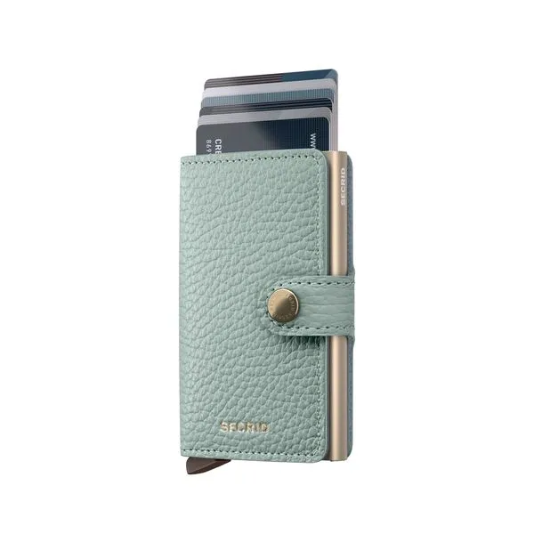 Secrid Miniwallet Pebble Sea Green Wallet Image 3 SVS Fine Jewelry Oceanside, NY