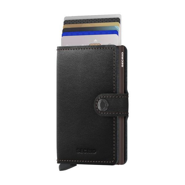 Secrid Miniwallet Original Black-Brown Wallet Image 3 SVS Fine Jewelry Oceanside, NY