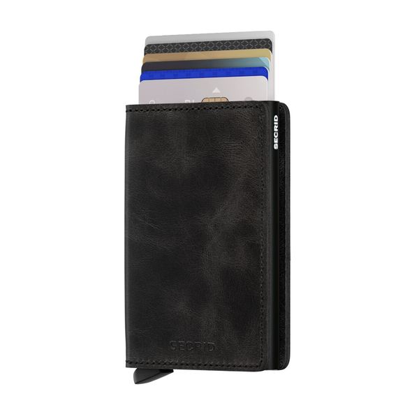Secrid Slimwallet Vintage Black Wallet Image 3 SVS Fine Jewelry Oceanside, NY