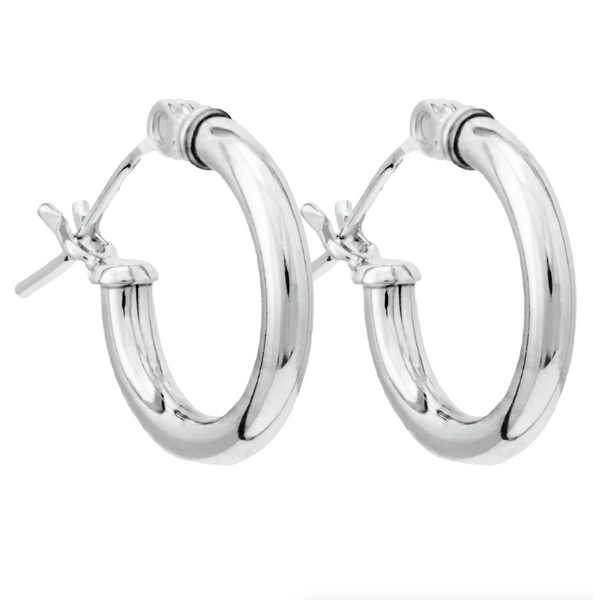 Children's Sterling Silver Small Hoop Earrings Swede's Jewelers East Windsor, CT