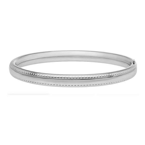 Sterling Silver Children's Bangle Bracelet Size 5.25