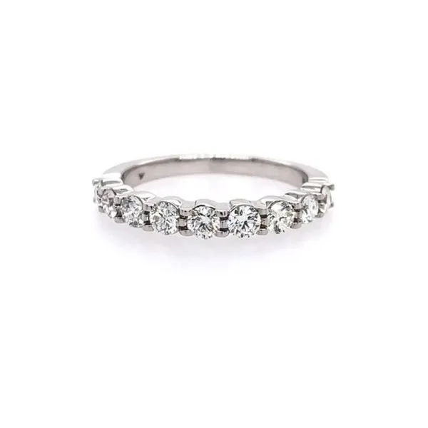 14Kt White Gold Wedding Band 0.75tw Diamonds Swede's Jewelers East Windsor, CT