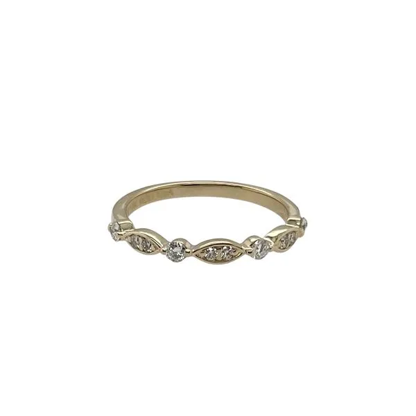 14Kt Yellow Gold Diamond Stackable Ring Swede's Jewelers East Windsor, CT