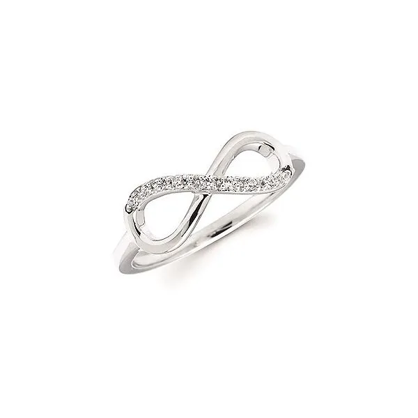 Lady's White 14 Karat CTW .08 Fashion Ring Size 6.5 Swede's Jewelers East Windsor, CT