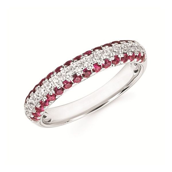 1.00 Tgw. Ruby And Diamond Fashion Ring In 14K Gold (Includes 1/4 Ctw. Diamonds) Swede's Jewelers East Windsor, CT