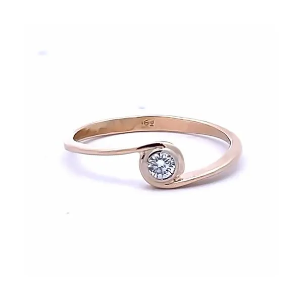 Kruskal Womens 14Kt Yellow Gold Diamond Circle Ring With 12Pt Diamonds Size 7 Swede's Jewelers East Windsor, CT