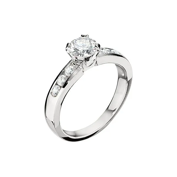 18k white gold ring